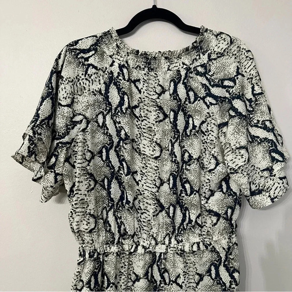 Sign Here Signature Clothing The Lucy Dress Snakeskin Maxi Size L GUC - Picture 9 of 10
